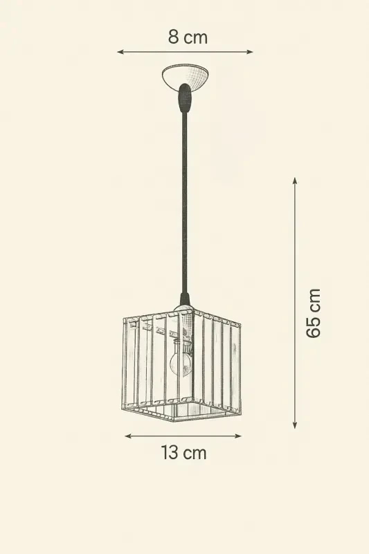 Single Hanging Gold K-12 (CEILING INSTALLATION) Crystal Stone Chandelier - 2