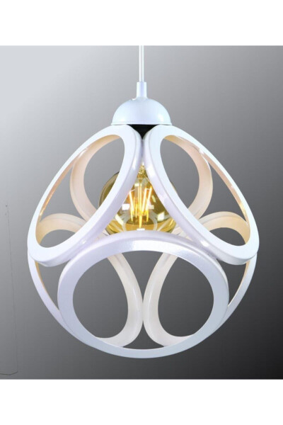 Single Modern Circle Cube Model Pendant Chandelier - 1