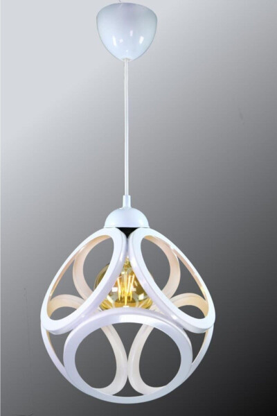 Single Modern Circle Cube Model Pendant Chandelier - 2