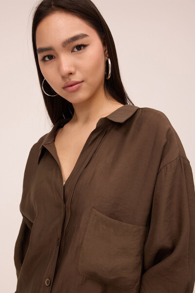 Single Pocket Oversize Shirt G4612-Z2 - 3
