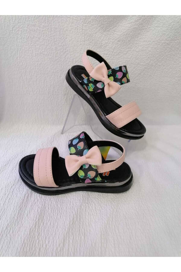 Single Strap Padded Sole Girls Sandals - 2