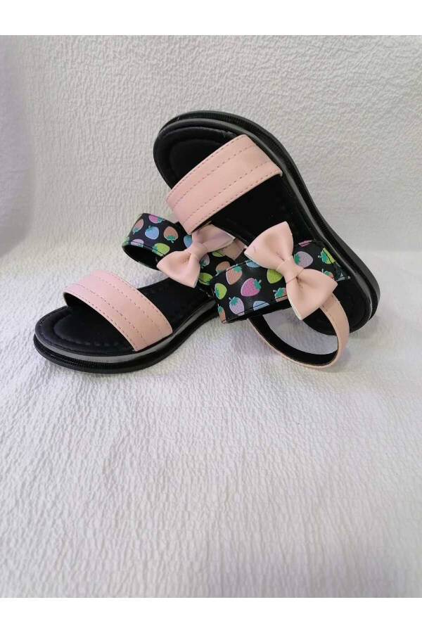 Single Strap Padded Sole Girls Sandals - 3