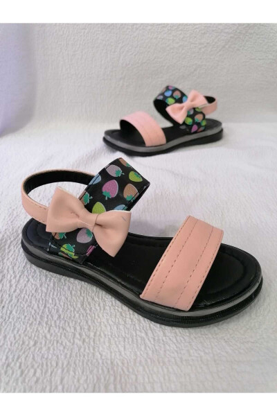 Single Strap Padded Sole Girls Sandals - 5