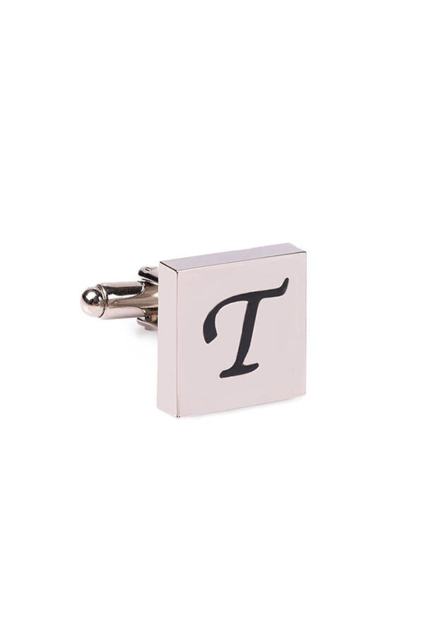 Single T Letter Men's Cufflinks - 1