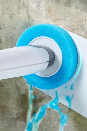 Single-Use Toilet Brush with Special Detergent, Touch-Free Use, Toilet Cleaner, 6 Sponges - 4