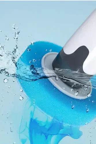 Single-Use Toilet Brush with Special Detergent, Touch-Free Use, Toilet Cleaner, 6 Sponges - 5