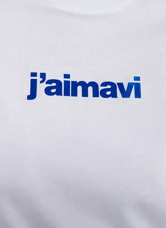 Синяя Футболка Женская Белая с Круглым Вырезом M1612242-620-ФУТБОЛКА С ЛОГОТИПОМ - 7