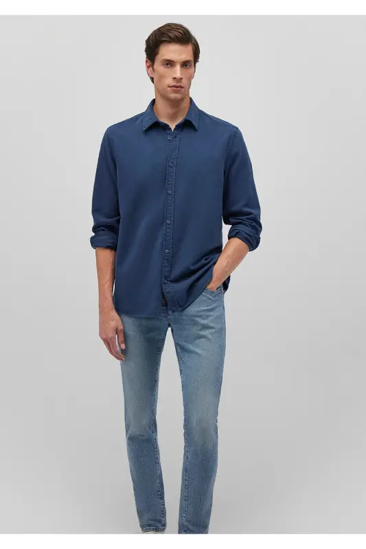 Синяя рубашка Regular Fit / Классический крой 0211247 - MAVI