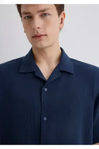 Синяя рубашка Regular Fit / Normal Kesim 0211532 - 6