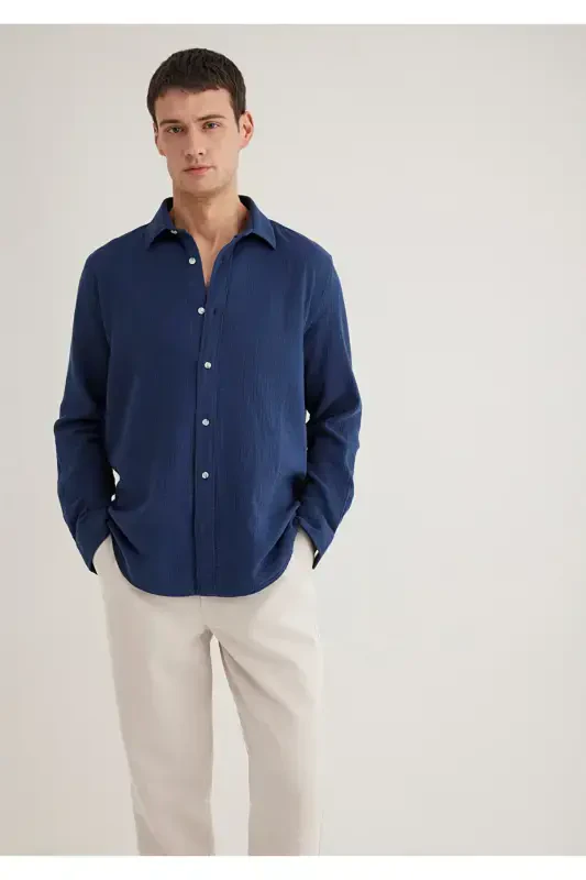 Синяя рубашка Regular Fit / Обычный крой 0211518 - MAVI