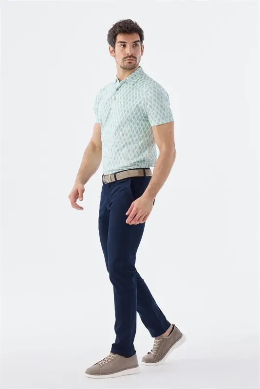 Синие спортивные брюки Extra Slim Fit с боковыми карманами - 2