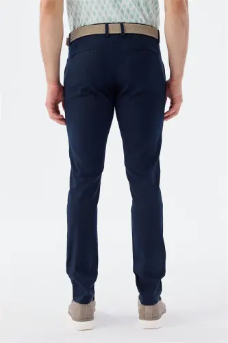 Синие спортивные брюки Extra Slim Fit с боковыми карманами - 3