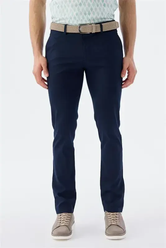 Синие спортивные брюки Extra Slim Fit с боковыми карманами - Modazone