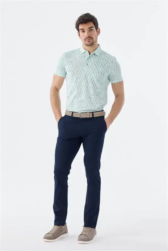 Синие спортивные брюки Extra Slim Fit с боковыми карманами - 4