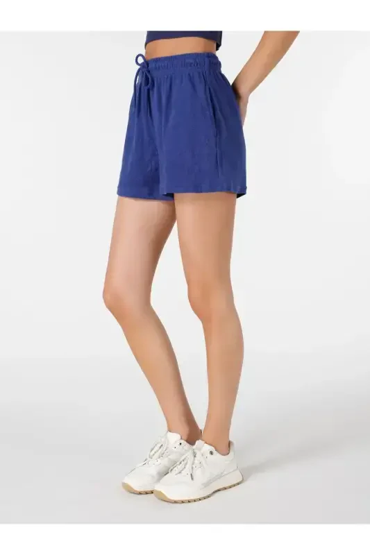 Синие женские шорты - 4