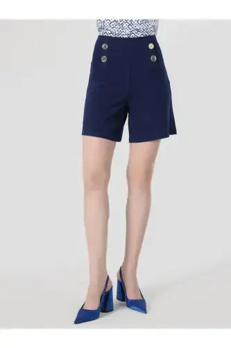 Синие женские шорты - 3