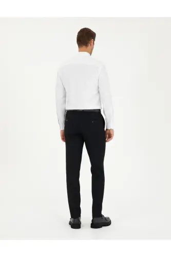 Синий Ex. Slim Fit Тканевые брюки 50292991-VR03 - 4
