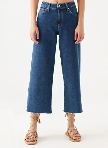 Синий PALOMA Dark Темно-синий Женские джинсы M1010114-85125 - 1