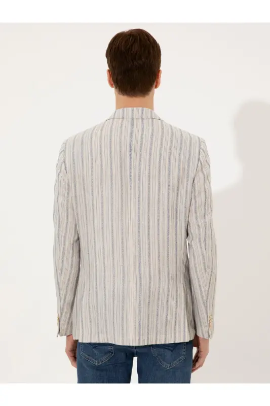 Синий пиджак Slim Fit - 5