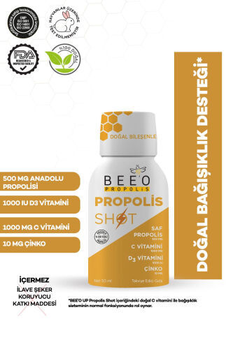Sink D3+C Vitaminli Shot Propolis 12 ta'riqli quti - 10