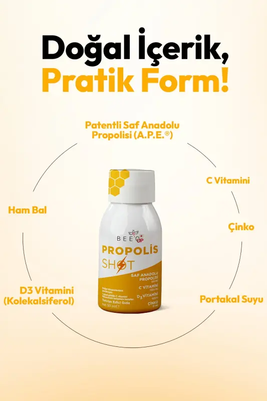 Sink D3+C Vitaminli Shot Propolis 12 ta'riqli quti - 2