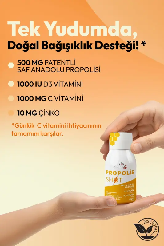 Sink D3+C Vitaminli Shot Propolis 12 ta'riqli quti - 8
