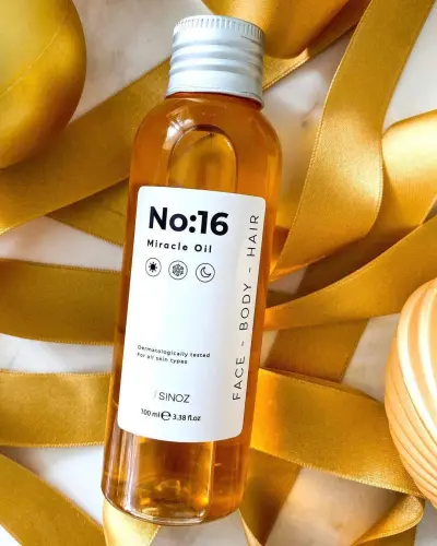 Sinoz No:16 Nemlendirici Besleyici Bakım Yağı Yüz - Saç - Vücut 100 ml - 3