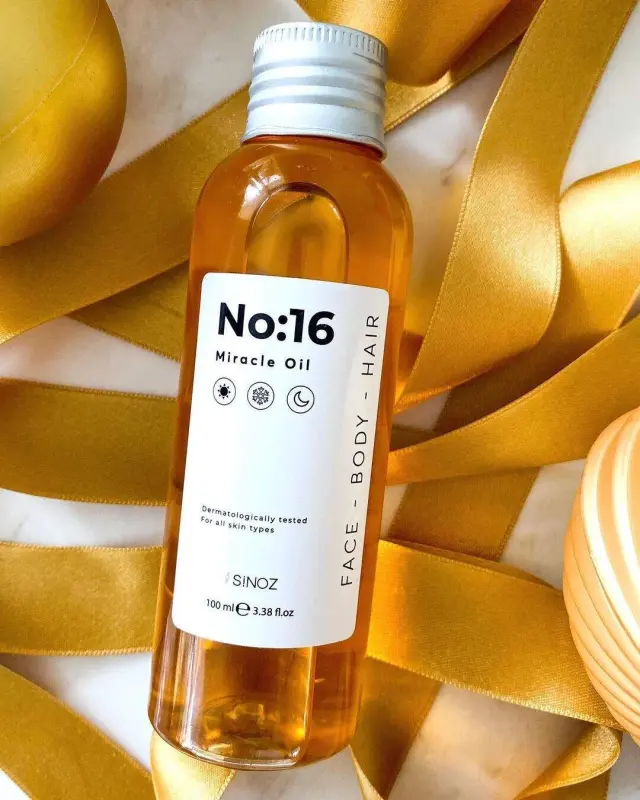 Sinoz No:16 Nemlendirici Besleyici Bakım Yağı Yüz - Saç - Vücut 100 ml - 3
