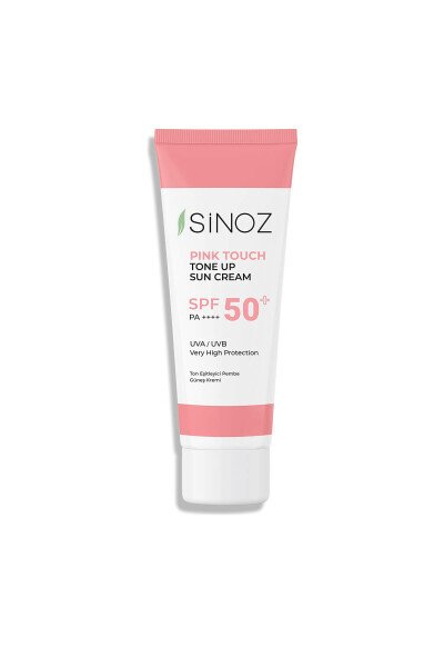 Sinoz SPF 50+ Pink Aydınlatıcı Pembe Yüz Güneş Kremi PA++++ 50 ML - 7