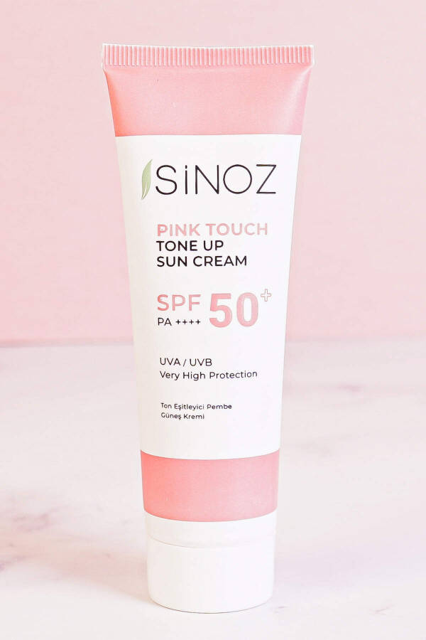 Sinoz SPF 50+ Pink Illuminating Pink Face Sunscreen PA++++ 50 ML - 9