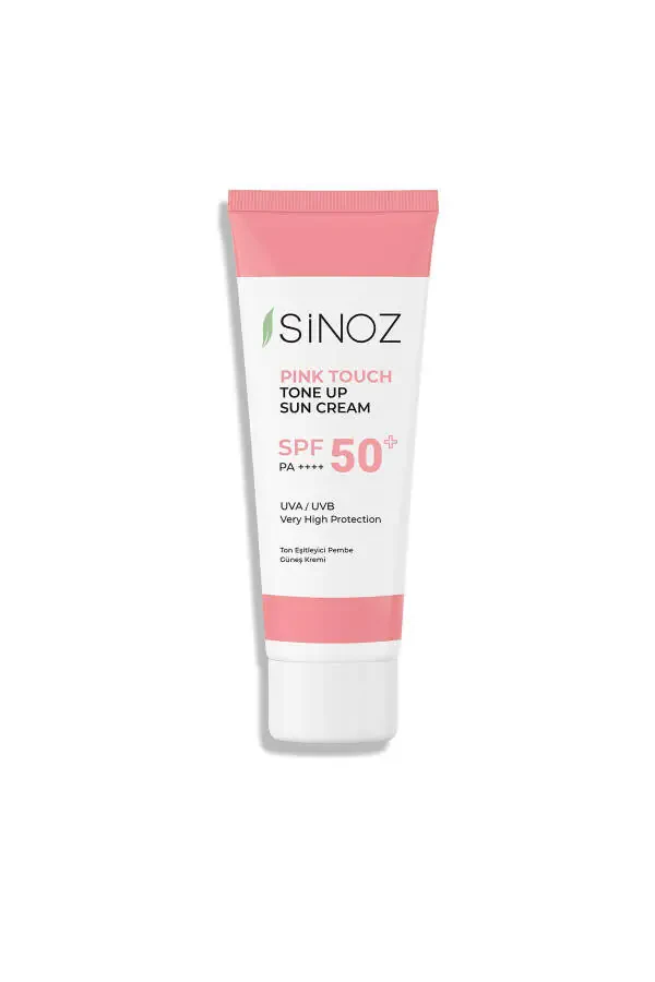 Sinoz SPF 50+ Pink Осветляющий Розовый Солнцезащитный Крем для Лица PA++++ 50 ML - 7