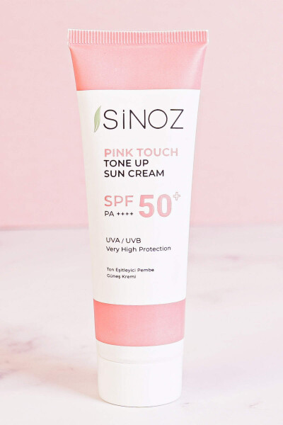 Sinoz SPF 50+ Pink Yorituvchi Pushti Yuz Quyosh Kremi PA++++ 50 ML - 9