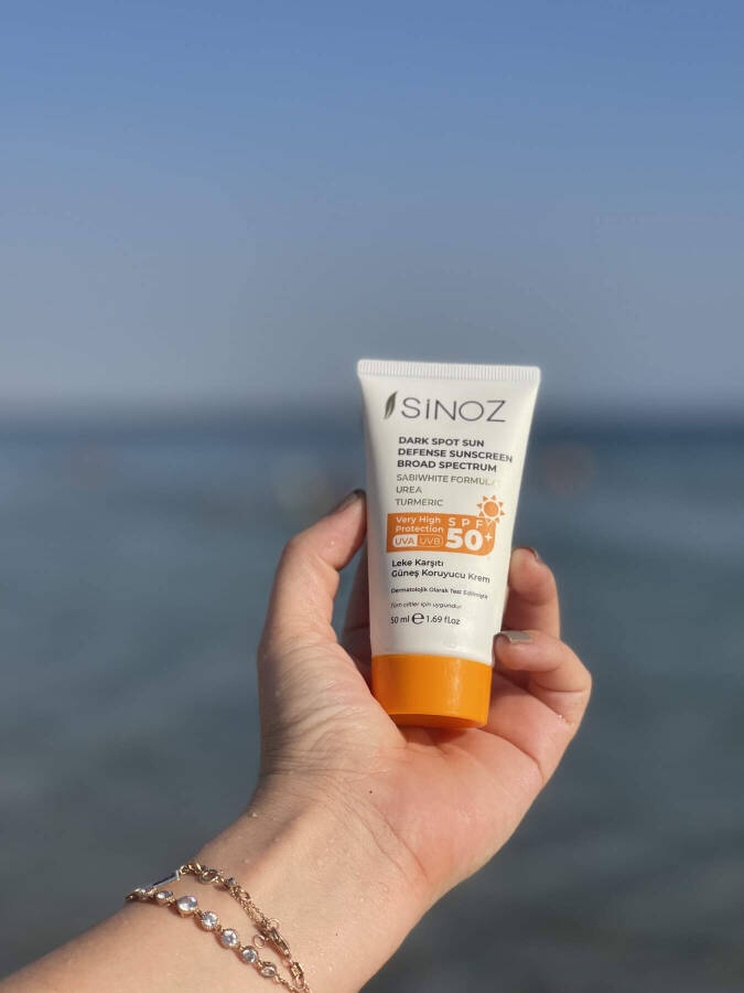 Sinoz SPF 50+ Yüz Güneş Kremi - Tüm Cilt Tipleri için Yüksek Koruma - 9