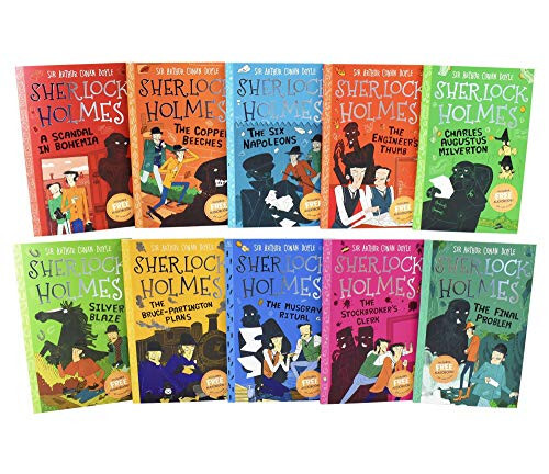 Sir Arthur Conan Doyle Sherlock Holmes Children's Collection (Series 2) - Mystery, Mischief and Mayhem (Easy Classics) 10 Books Box Set (Sherlock Holmes Set 2: Mystery, Mischief and Mayhem) - 4