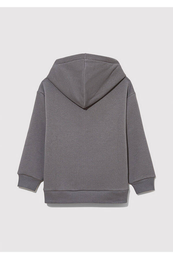 Şirinler Baskılı Gri Sweatshirt 6S10085-80017 - 3