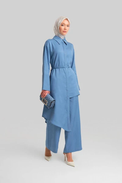 Широкие брюки Armine Tencel Palazzo 24Y2615 Индиго - 2