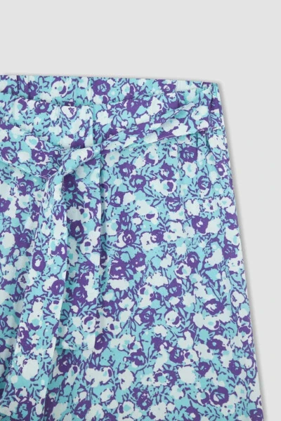 Широкие брюки-кюлоты для девочек - DEFACTO (1)