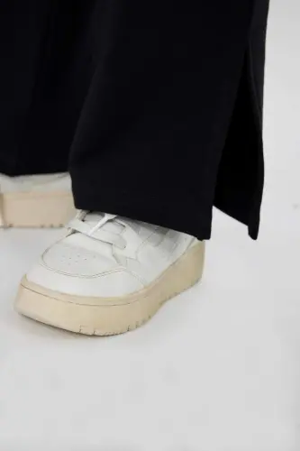 Широкие брюки с широкими рваными штанинами для девочек C0310a824sm - 5