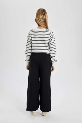 Широкие брюки с широкими рваными штанинами для девочек C0310a824sm - 6