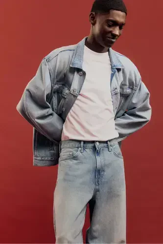 Широкие джинсы - H&M (1)