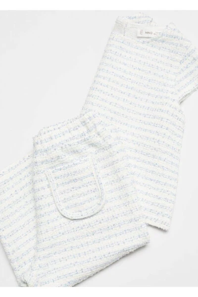 Широкие укороченные брюки кюлоты - 5