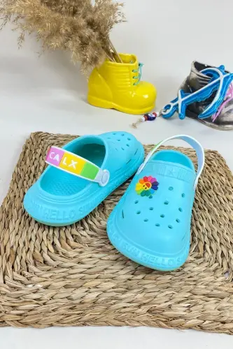 Sirpanmaydigan taglik yozgi bolalar sandal/oyoq kiyimi - Dengiz basseyni sandali - Calx8010-yalpiz yashil - 3