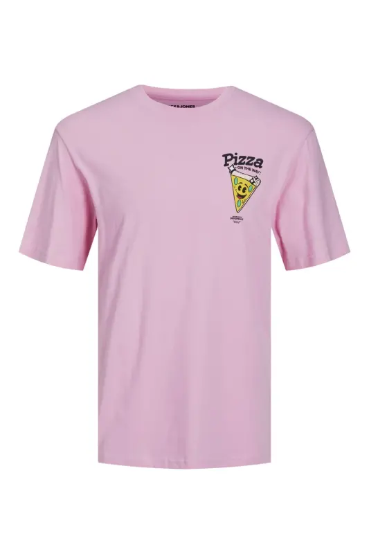 Sirt Baskili Tisört- Taco - Prism Pink - 5