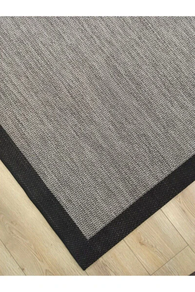 Sisal 9715 Grey / Black Border Jute Sisal Rug - 4