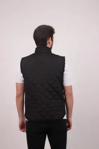 Şişme Yelek Torba Cepli-Siyah - 5