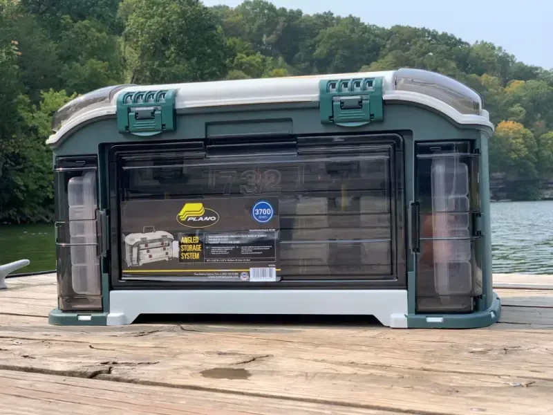 Система хранения рыболовных снастей Plano Outdoor Sports Angled, зеленая/коричневая, 11.5 унций. - 6