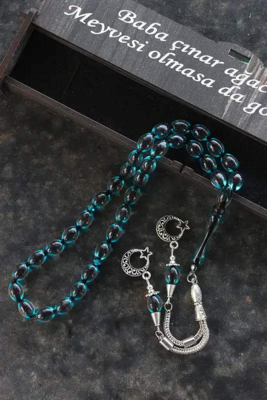 Сюрмели Тоз Кехрибар Тесбих Бабалар Гюню-Мави - 1