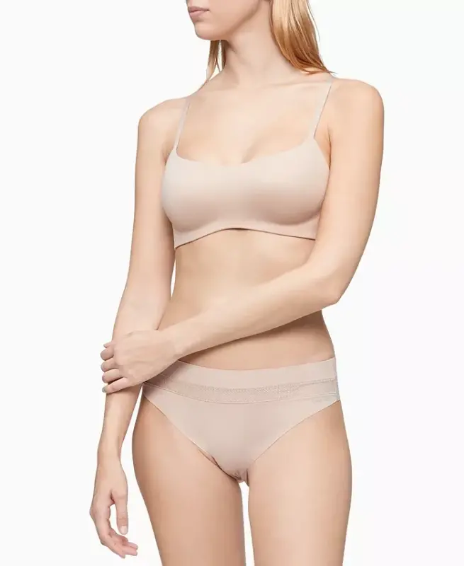 Liquid Touch Lightly Lined Bralette QF5681 - Honey Almond (Nude 4) - 2