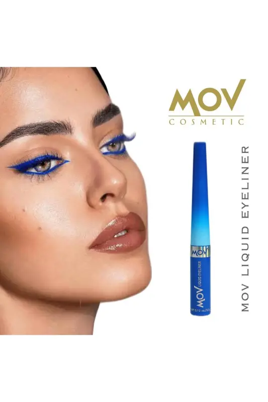 Likit Eyeliner Mavi 3.5 gr - Yoğun Renkli ve Uzun Süre Kalıcı Eyeliner - 1