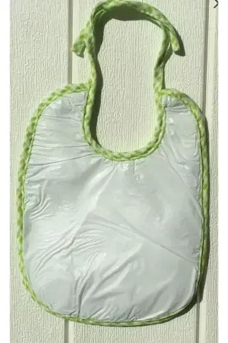 Sıvı Geçirmez Bağcıklı Karışık Desenli 8 Adet Kız Erkek Mama Önlük - 4